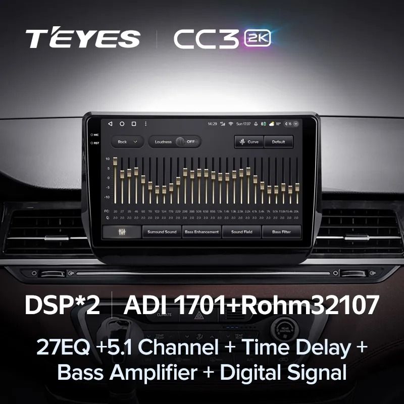 Штатная магнитола Teyes CC3 2K 4/64 Hyundai H1 2 Grand Starex TQ (2017-2022)