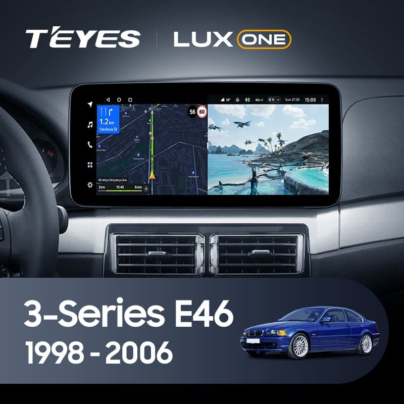 Штатная магнитола Teyes LUX ONE 4/32 BMW 3 серии E46 (1998-2006)