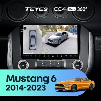 Штатная магнитола Teyes CC4 Pro 360 8/128 Ford Mustang VI S550 (2014-2023) F2
