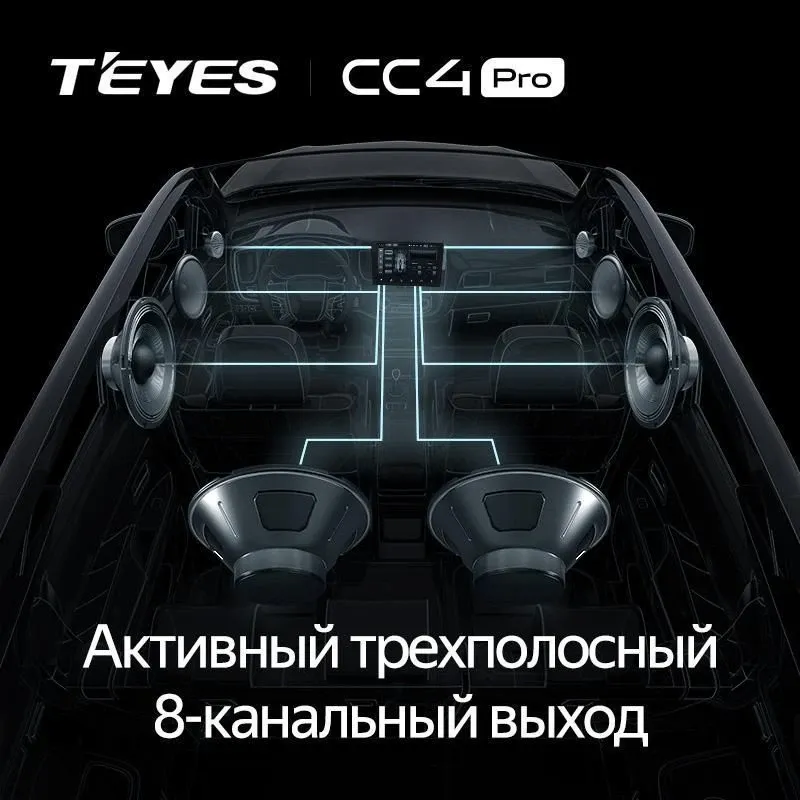 Штатная магнитола Teyes CC4 Pro 12/256 Kia Rio 3 (2011-2017) (13")