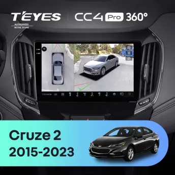 Штатная магнитола Teyes CC4 Pro 360 12/256 Chevrolet Cruze 2 (2015-2023)