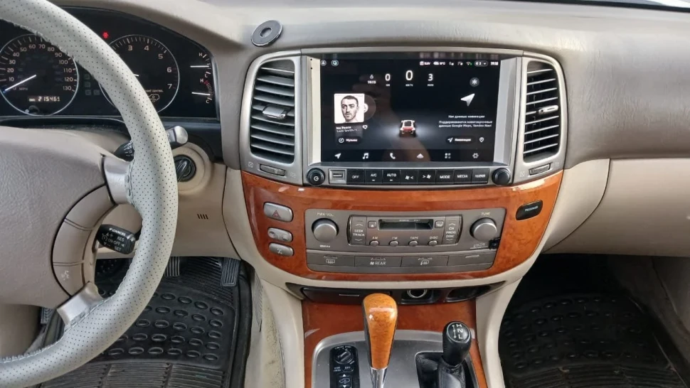 Штатная магнитола Teyes CC3 2K 360 6/128 Toyota Land Cruiser 100 (2002-2007) F2 Тип-C