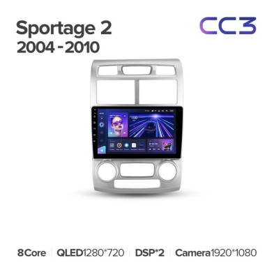 Штатная магнитола Teyes CC3L 4/32 Kia Sportage 2 (2004-2010) F1
