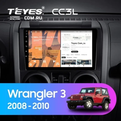 Штатная магнитола Teyes CC3L 4/64 Jeep Wrangler 3 JK (2008-2010) F1