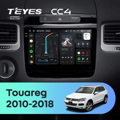 Штатная магнитола Teyes CC4 6/64 Volkswagen Touareg FL NF (2010-2018)