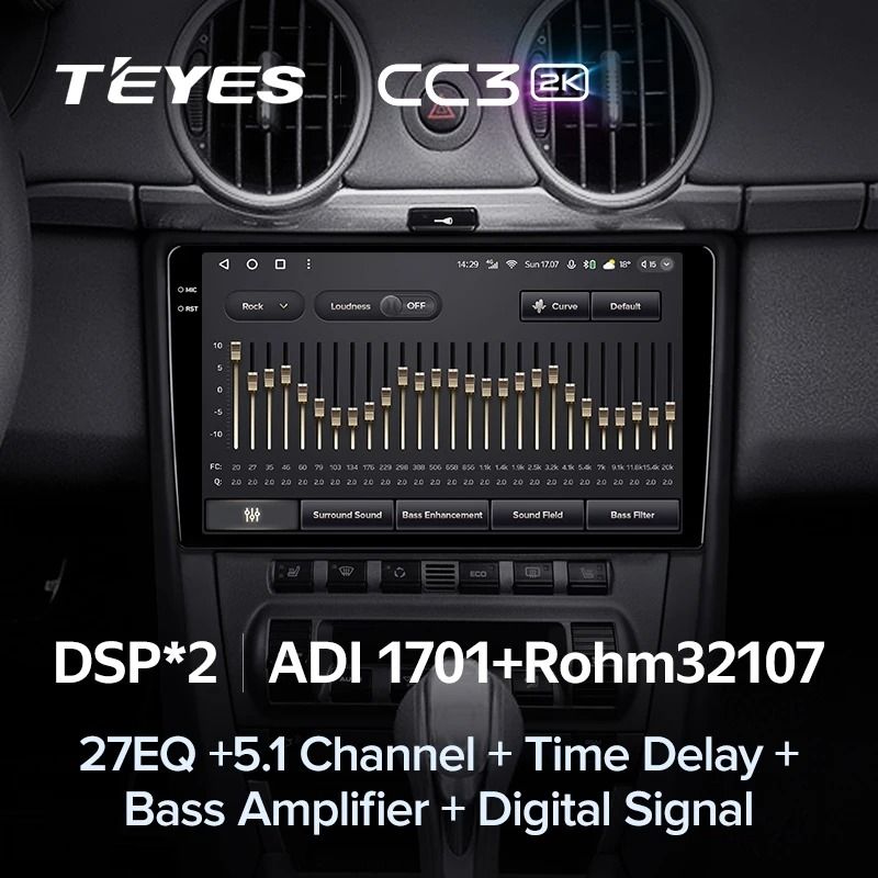 Штатная магнитола Teyes CC3 2K 6/128 Porsche Cayman 987 (2005-2012)
