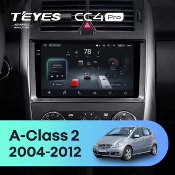 Штатная магнитола Teyes CC4 Pro 12/256 Mercedes-Benz A-Class 2 W169 C169 (2004-2012)