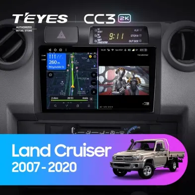 Штатная магнитола Teyes CC3 2K 4/32 Toyota Land Cruiser 70 Series LC 79 (2007-2020)
