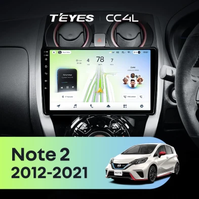 Штатная магнитола Teyes CC4L 6/64 Nissan Note 2 E12 (2012-2021)