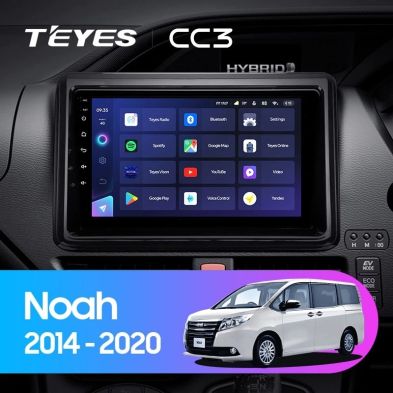 Штатная магнитола Teyes CC3 4/32 Toyota Noah R80 (2014-2020) Правый руль