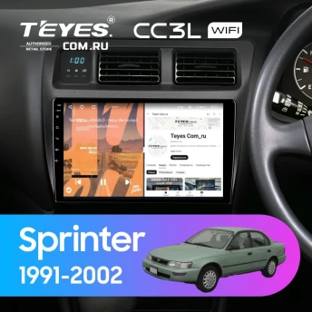 Штатная магнитола Teyes CC3L WiFi 2/32 Toyota Sprinter 7 E100 (1991-2002) Правый руль F1