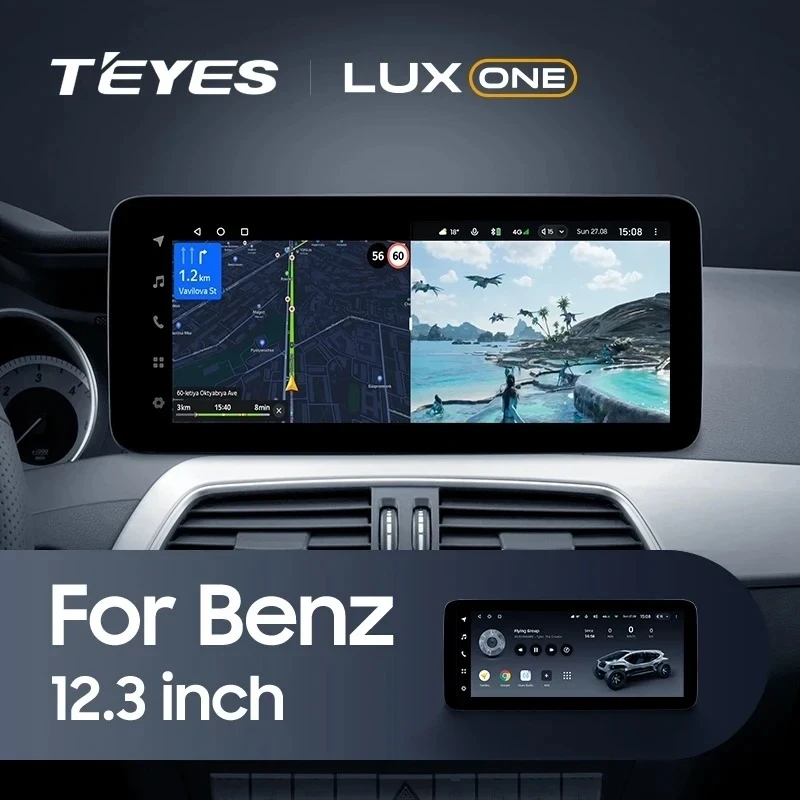 Штатная магнитола Teyes LUX ONE 6/128 Mercedes-Benz GL-Class 2 X166 (NTG 4.5) (2011-2016)