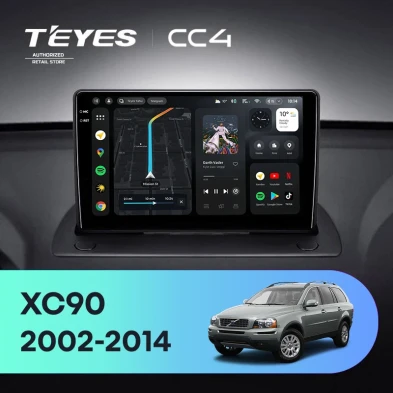 Штатная магнитола Teyes CC4 6/64 Volvo XC90 (2002-2014) F1