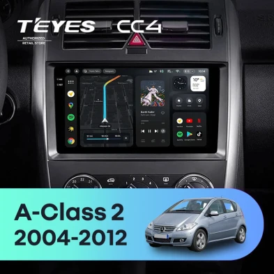 Штатная магнитола Teyes CC4 8/128 Mercedes-Benz A-Class 2 W169 C169 (2004-2012)
