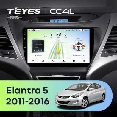Штатная магнитола Teyes CC4L 6/64 Hyundai Elantra 5 JK GD MD UD (2010-2016) F1