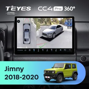Штатная магнитола Teyes CC4 Pro 360 12/256 Suzuki Jimny JB64 (2018-2020) (13")