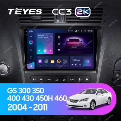 Штатная магнитола Teyes CC3 2K 6/128 Lexus GS300 350 400 430 450h 460 (2004-2011)