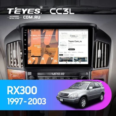 Штатная магнитола Teyes CC3L 4/64 Lexus RX300 XU10 (1997-2003) F1