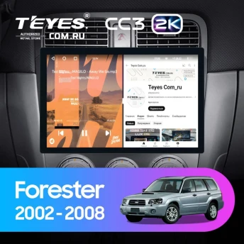Штатная магнитола Teyes CC3 2K 4/32 Subaru Forester SG (2002-2008) (11")