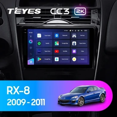 Штатная магнитола Teyes CC3 2K 360 6/128 Mazda RX-8 SE (2009-2011)