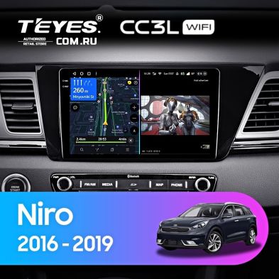 Штатная магнитола Teyes CC3L WiFi 2/32 Kia Niro DE (2016-2019)