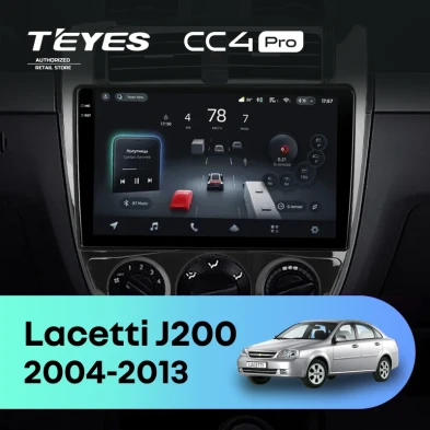 Штатная магнитола Teyes CC4 Pro 12/256 Chevrolet Lacetti J200 (2004-2013) F3