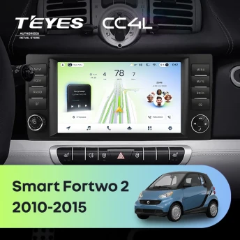 Штатная магнитола Teyes CC4L 6/64 Mercedes-Benz Smart Fortwo 2 (2010-2015) F2