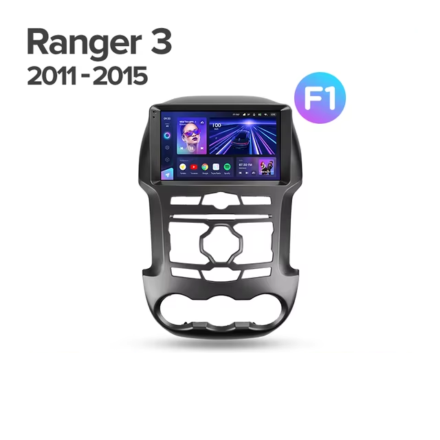 Штатная магнитола Teyes CC3 4/32 Ford Ranger 3 (2011-2015) F1