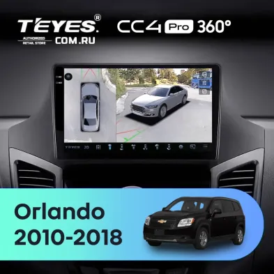 Штатная магнитола Teyes CC4 Pro 360 12/256 Chevrolet Orlando (2010-2018)