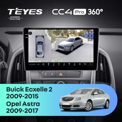 Штатная магнитола Teyes CC4 Pro 360 12/256 Opel Astra J (2009-2017)