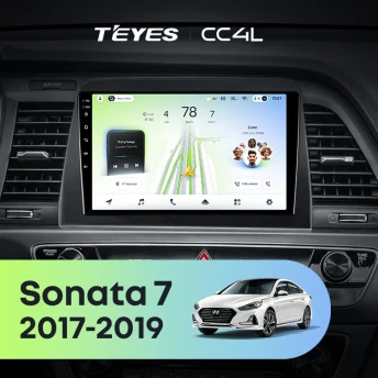 Штатная магнитола Teyes CC4L 6/64 Hyundai Sonata 7 LF (2017-2019)