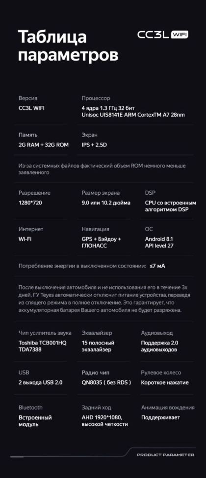 Штатная магнитола Teyes CC3L WiFi 2/32 Mazda 6 GL GJ (2012-2017) Тип-A