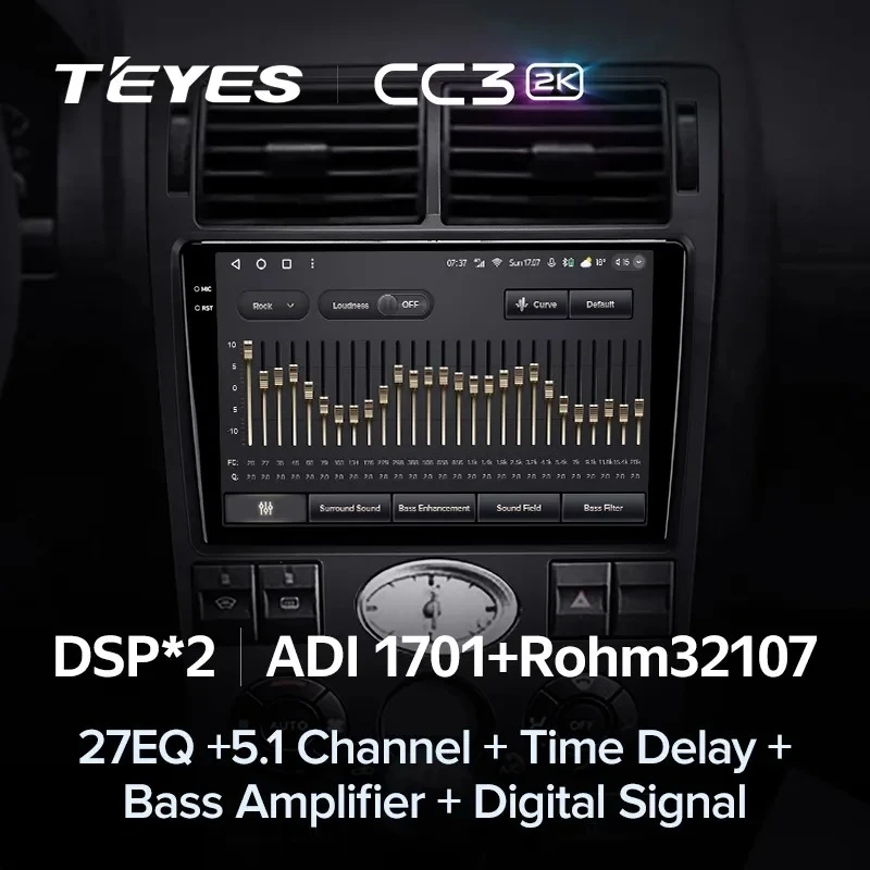 Штатная магнитола Teyes CC3 2K 6/128 Ford Mondeo 3 (2000-2007) F1
