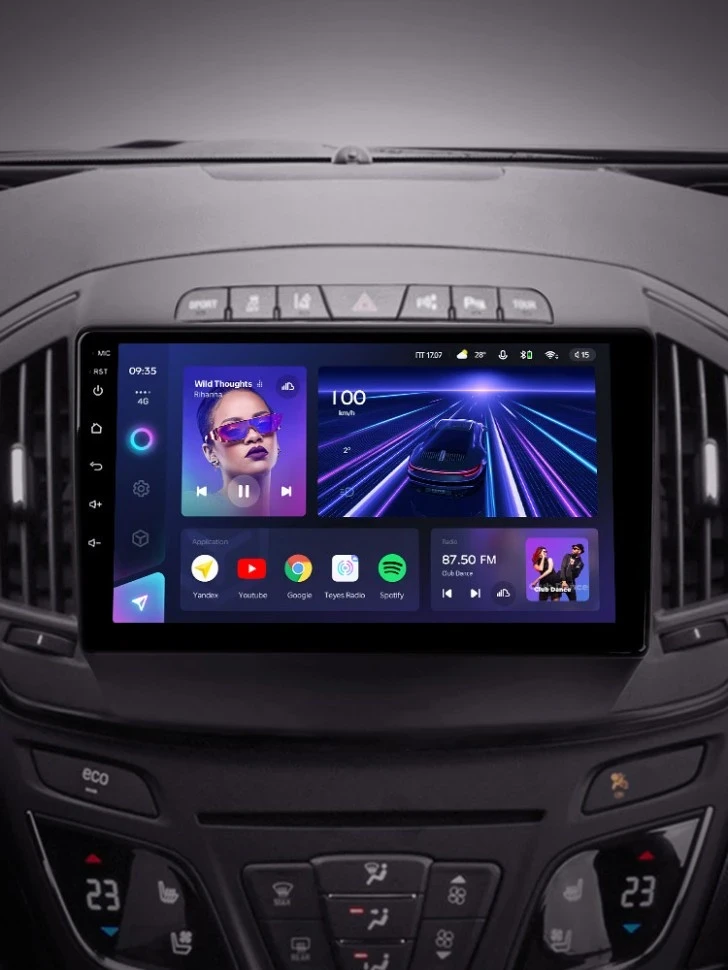 Штатная магнитола Teyes CC3 4/32 Opel Insignia (2013-2017) Тип-B