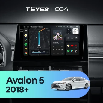 Штатная магнитола Teyes CC4 6/64 Toyota Avalon 5 XX50 (2018-2026) F1