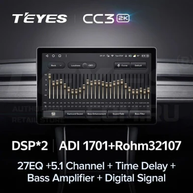 Штатная магнитола Teyes CC3 2K 4/64 Audi S6 2 (1999-2004) (11")