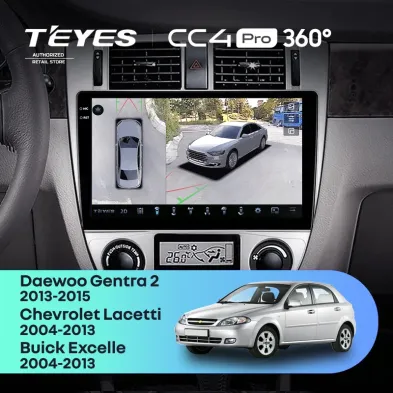 Штатная магнитола Teyes CC4 Pro 360 12/256 Daewoo Gentra 2 (2013-2015) F1 Тип-B