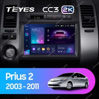 Штатная магнитола Teyes CC3 2K 4/32 Toyota Prius XW20 (2003-2011) F1