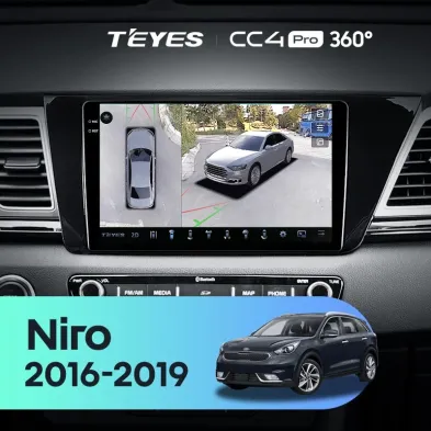 Штатная магнитола Teyes CC4 Pro 360 8/128 Kia Niro DE (2016-2019)