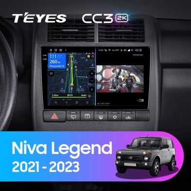 Штатная магнитола Teyes CC3 2K 4/64 Lada Niva Legend (2021-2023)