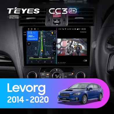 Штатная магнитола Teyes CC3 2K 4/32 Subaru Levorg (2014-2020) F2