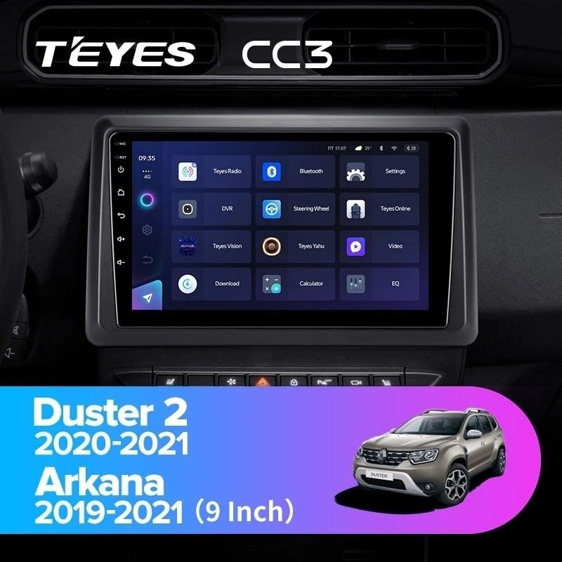 Штатная магнитола Teyes CC3 4/32 Renault Duster HM 2 (2020-2021) F2