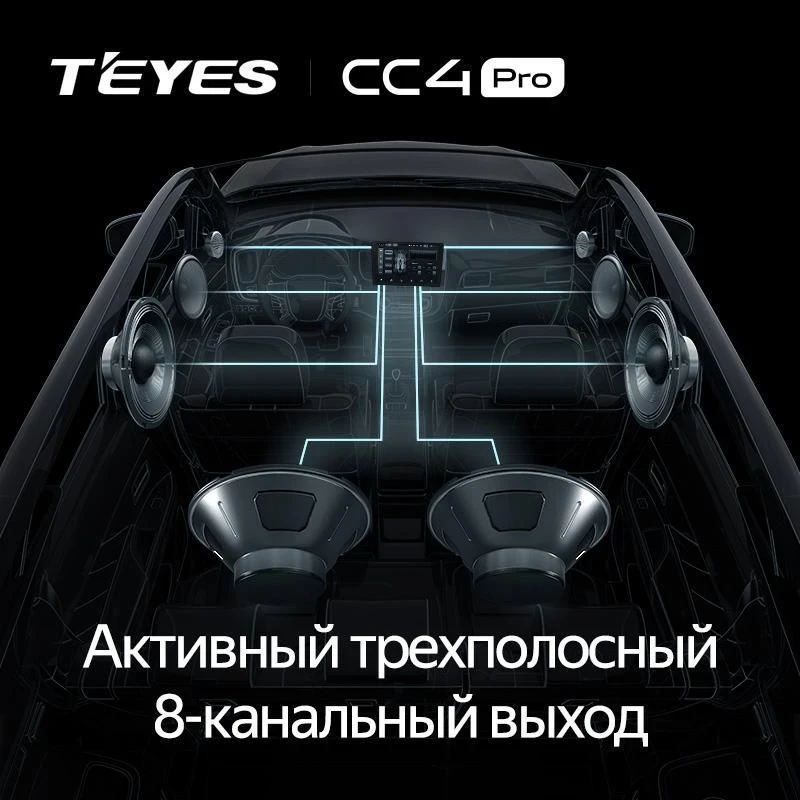 Штатная магнитола Teyes CC4 Pro 12/256 Mercedes-Benz C/CLK-Class S203 W203 W209 A209 (2000-2005) F1 (13")