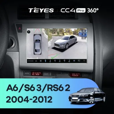 Штатная магнитола Teyes CC4 Pro 360 12/256 Audi S6 3 (2006-2011)