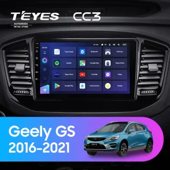 Штатная магнитола Teyes CC3 4/32 Geely GS (2016-2021)