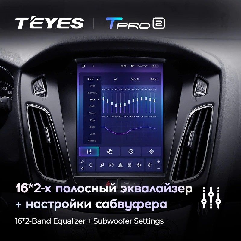 Штатная магнитола Tesla style Teyes TPRO 2 4/32 Ford Focus 3 Mk 3 (2011-2019)
