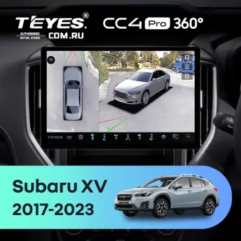 Штатная магнитола Teyes CC4 Pro 360 12/256 Subaru XV (2017-2023) (11")