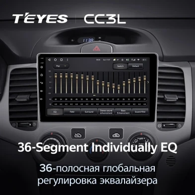 Штатная магнитола Teyes CC3L 4/64 Kia Optima 2 MG (2005-2008)