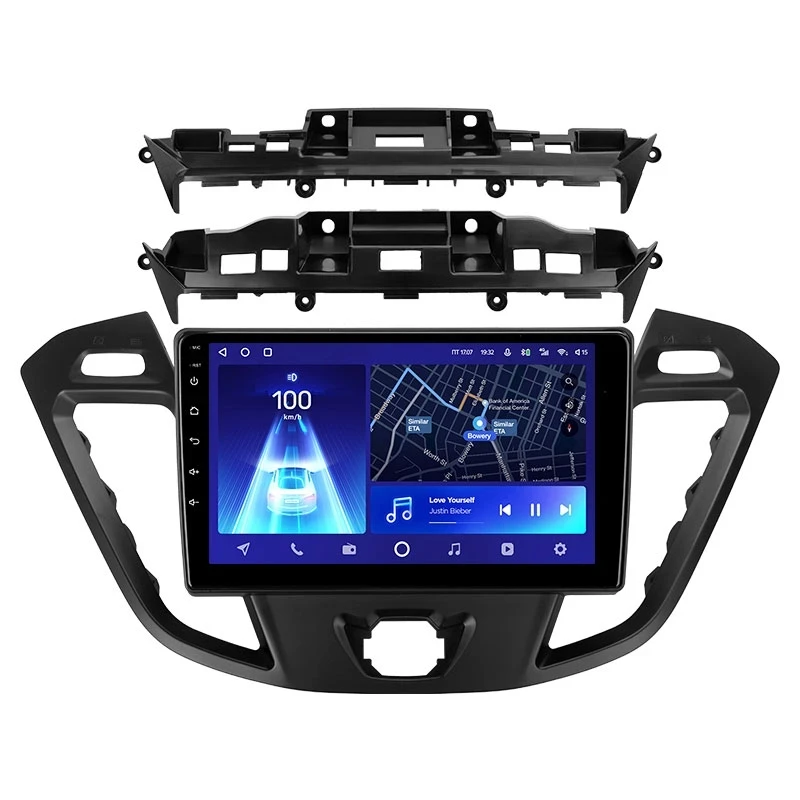 Переходная рамка Ford Tourneo Custom 1 I Transit (2012-2021) F1 (9")