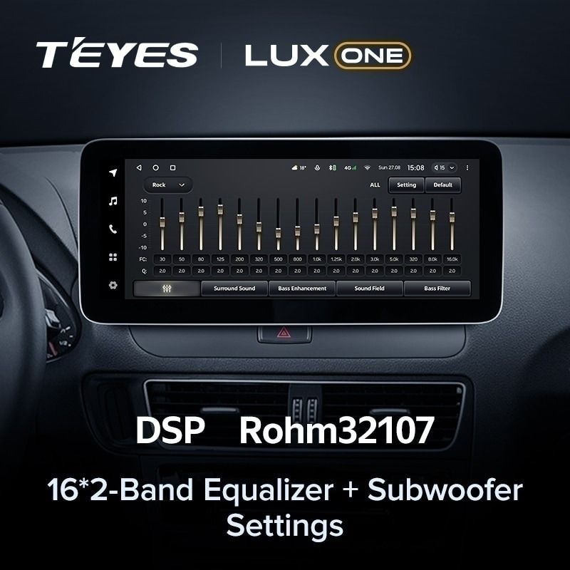 Штатная магнитола Teyes LUX ONE 6/128 Audi Q5 Q5L FY (2017-2023)
